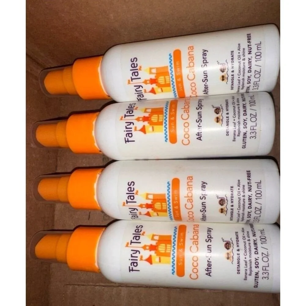 Fairy Tales Coco Cabana After-Sun Spray Sun‎ & Swim Detangle Hydrate 3.3oz